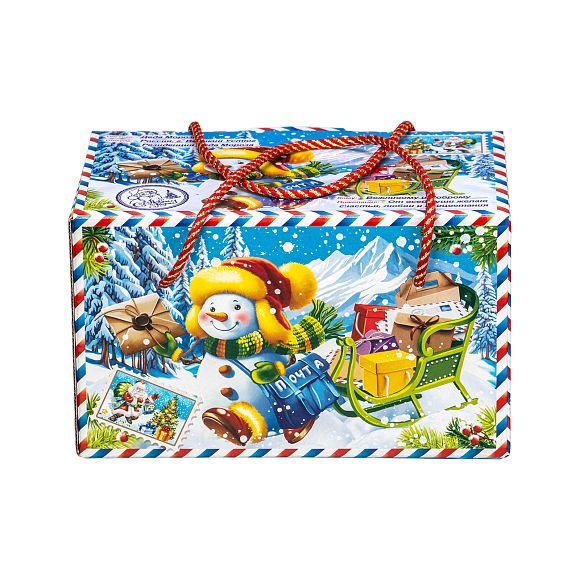 Сладкий новогодний подарок  Почтальон Снежкин