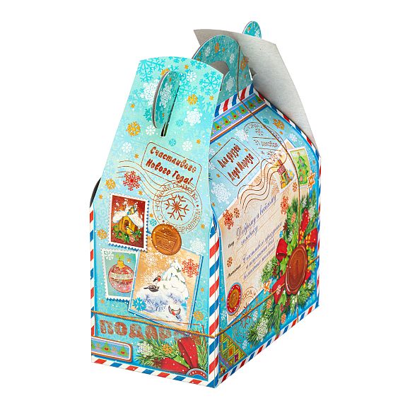 Сладкий новогодний подарок Сундучок Открытки