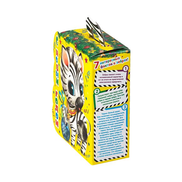 Сладкий новогодний подарок Полосатый Талисман