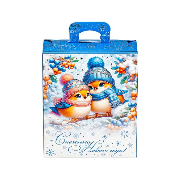 Сладкий новогодний подарок Зимние птицы