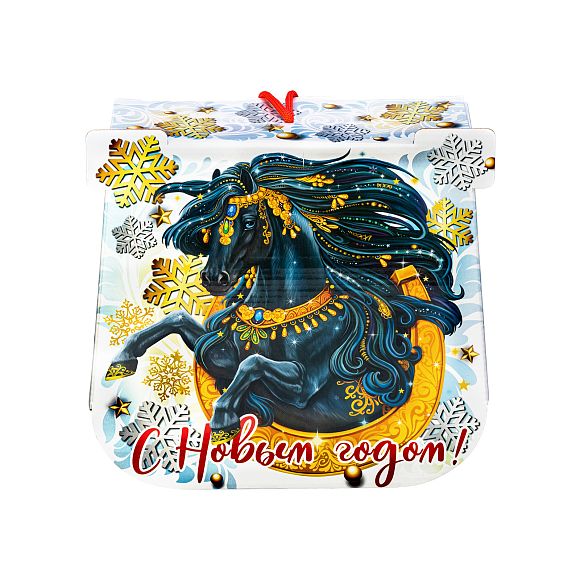 Сладкий новогодний подарок Подкова на счастье